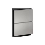 U-Line ULASHP24DWR 24 inch Stainless Solid Drawers (2), No Handles (Panels Only)