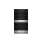 Whirlpool WOED5930LZ 30 inch Smart Double Electric Wall Oven with 10 cu. ft. Capacity, Air Fry When Connected, in Fingerprint Resistant Stainless Steel